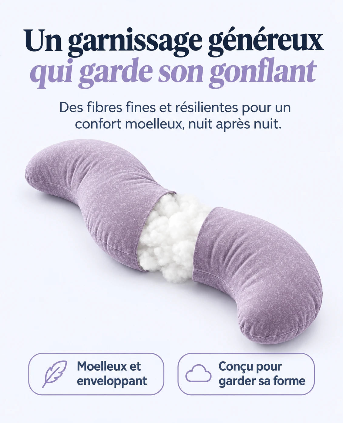 Anchor — garnissage généreux qui garde son gonflant
